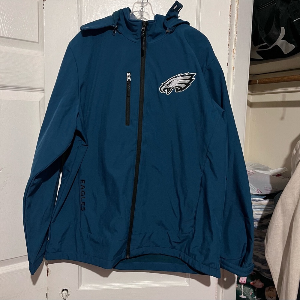 Official NFL eagles jacket XL for men’s with hood